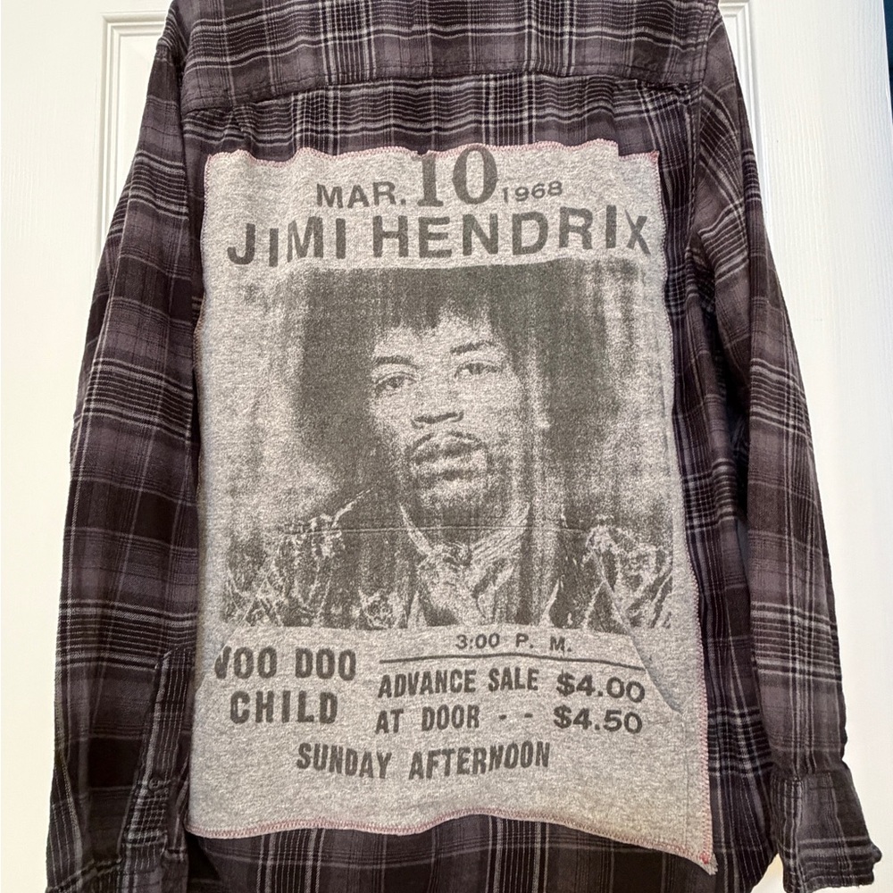 JIMI HENDRIX Concert Flannel